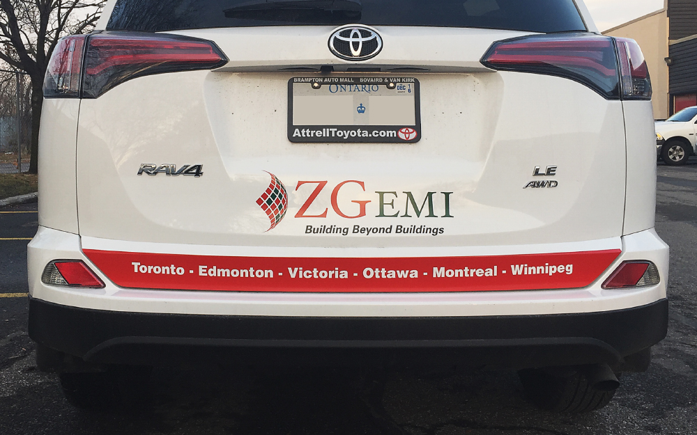 ZGemi multi-layer cut vinyl vehicle decals / Vehicle graphics, full colour printed and cut vinyl, decals and half or partial wraps for cars and trucks