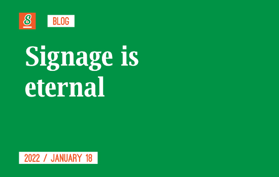 Signage is eternal. Can you list the industries that are essential to civilization? 