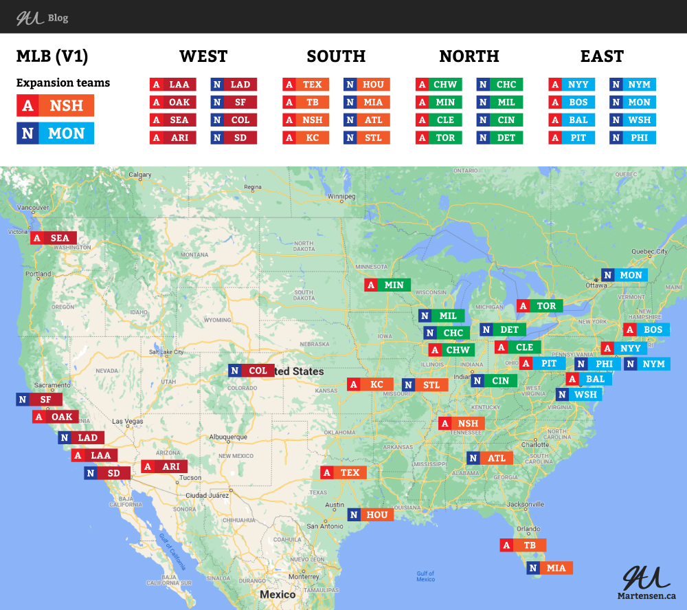 The best MLB expansion and realignment options. Expanding to 32 teams is inevitable, and as a result, division realignment will be necessary. Here are the best-case scenarios.