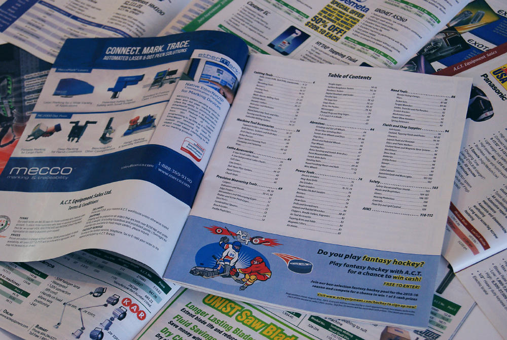 ACT Equipment Sales promotional flyers & catalogues