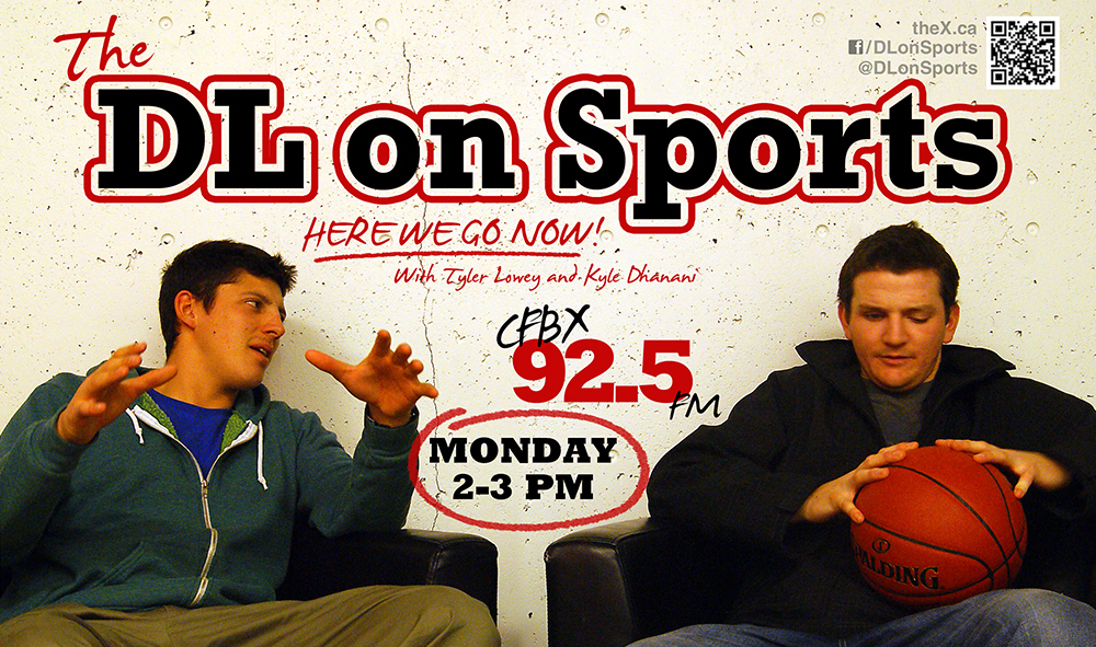 The DL on Sports radio show digital advertisement