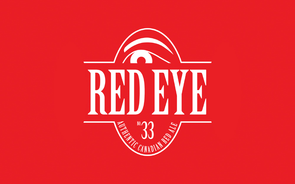 Red Eye Red Ale branding, label design & advertisement